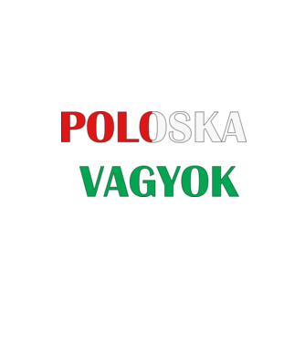 Poloska vagyok minta homokszín pólón