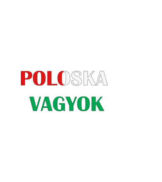 Poloska vagyok minta sötétkék pólón