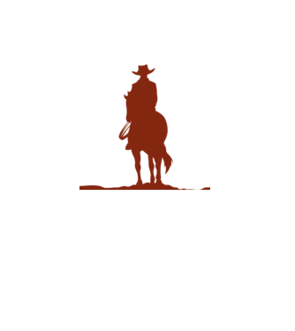 Cow Boy minta fehér pólón