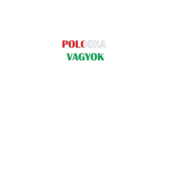 Poloska vagyok minta fekete pólón