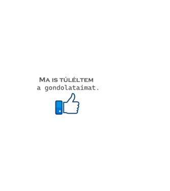 Ma is túléltem minta világos rózsaszín pólón