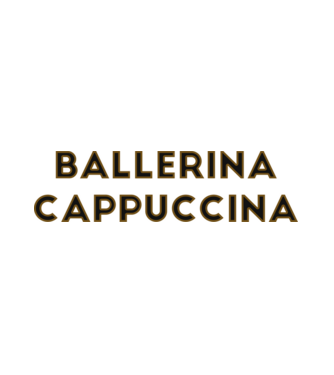 Ballerina cappuccina minta fehér pólón