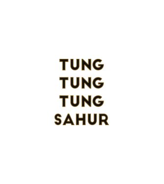 Tung tung tung Sahur minta homokszín pólón