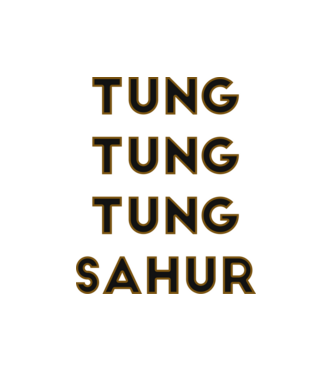 Tung tung tung Sahur minta fehér pólón