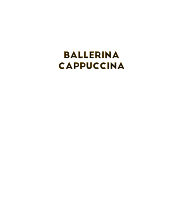 Ballerina cappuccina minta szürke pólón