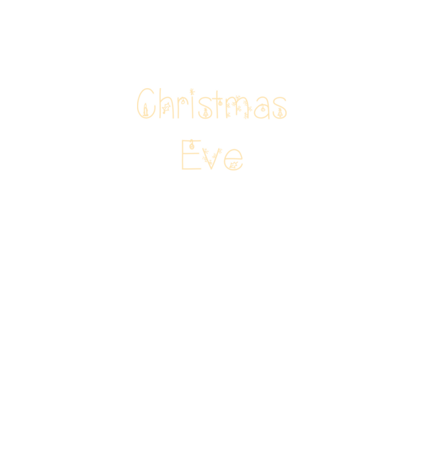 Christmas Eve minta fekete pólón