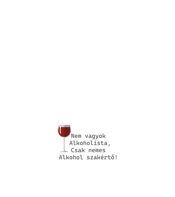 Alkoholista minta világos rózsaszín pólón