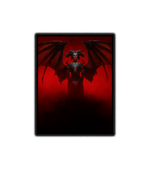 Diablo Lilith minta fehér pólón