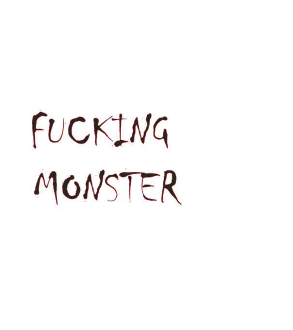 Fucking Monster minta fekete pólón
