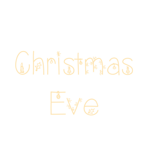 Christmas Eve minta fehér pólón