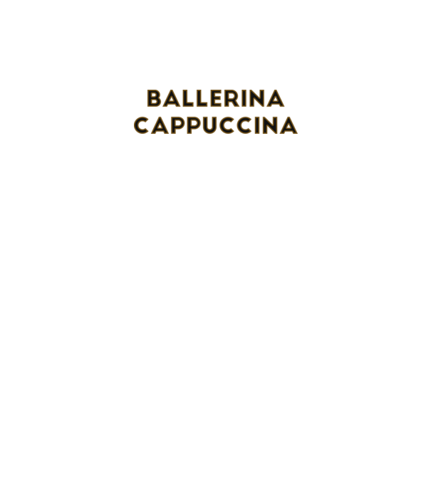 Ballerina cappuccina minta szürke pólón