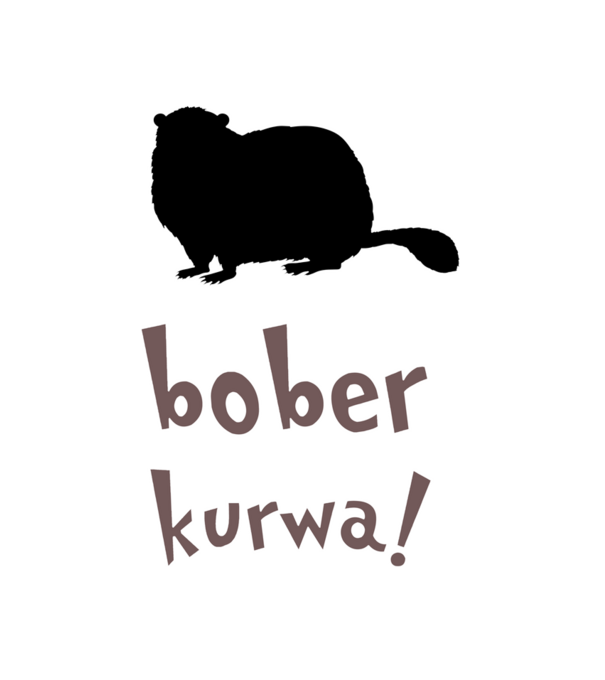 Bober Kurwa minta fehér pólón