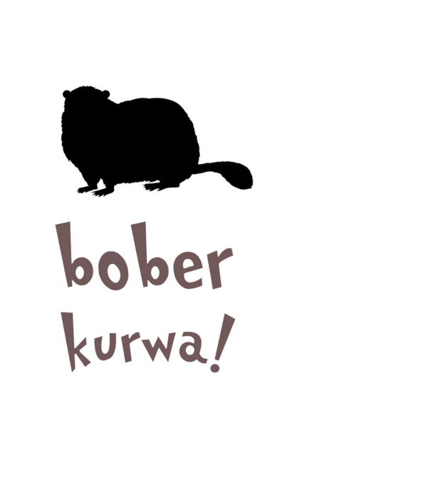 Bober Kurwa minta fekete pólón