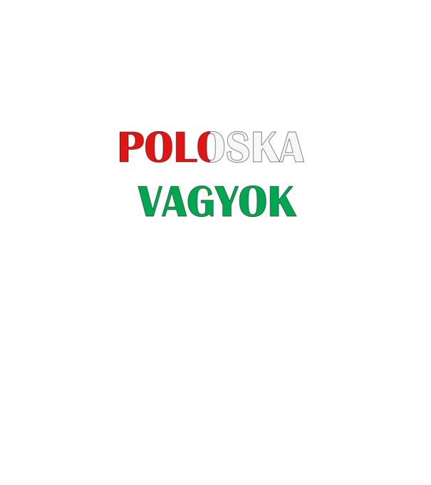 Poloska vagyok minta fekete pólón