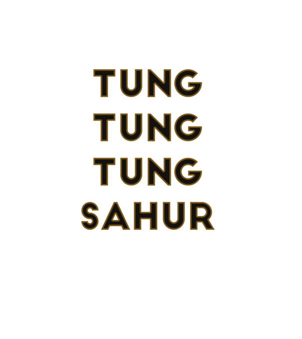 Tung tung tung Sahur minta türkiz pólón
