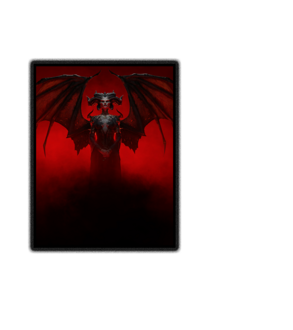 Diablo Lilith minta fekete pólón