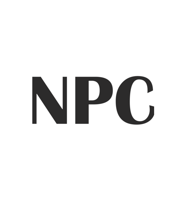 NPC minta fehér/piros pólón
