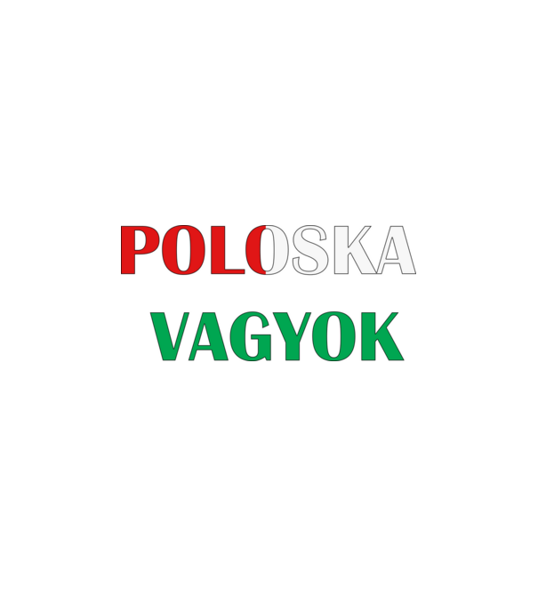 Poloska vagyok minta fekete pólón