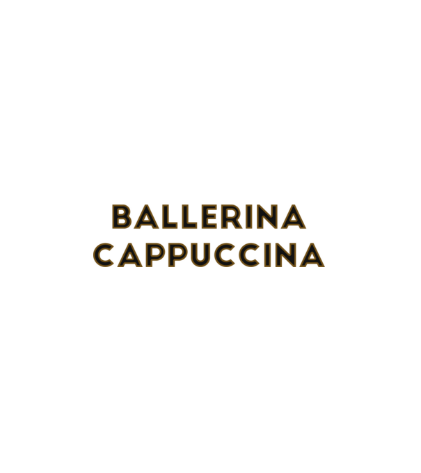 Ballerina cappuccina minta fehér pólón