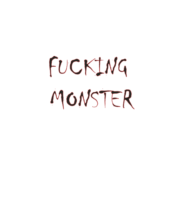Fucking Monster minta szürke pólón