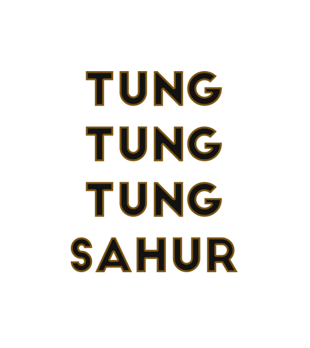 Tung tung tung Sahur minta fehér pólón