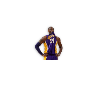 Kobe Bryant minta szürke pólón