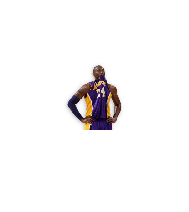 Kobe Bryant minta szürke pólón