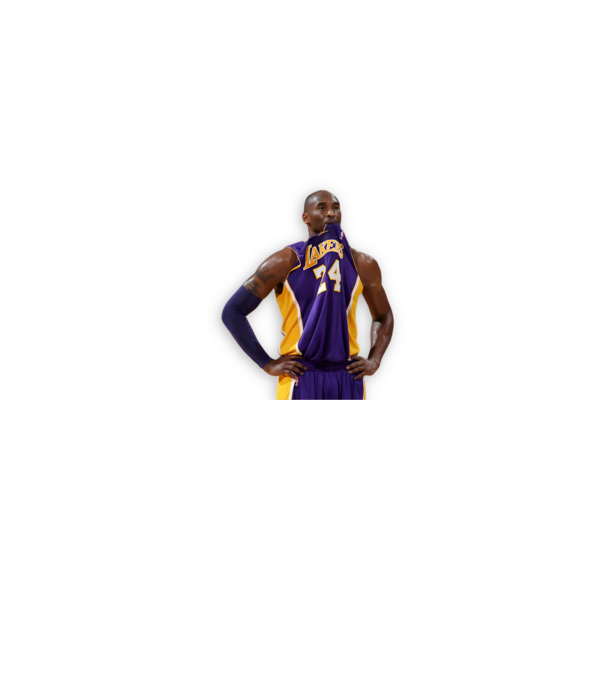 Kobe Bryant minta szürke pólón