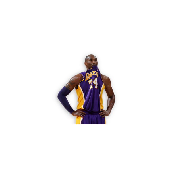 Kobe Bryant minta sárga pólón
