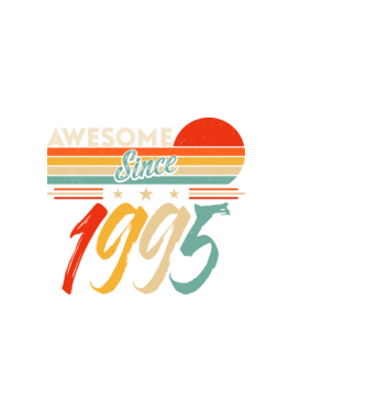 Awesome since 1983 minta fekete pólón