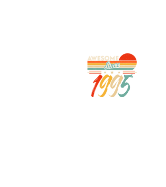 Awesome since 1983 minta neonsárga pólón