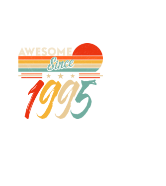 Awesome since 1983 minta fekete pólón