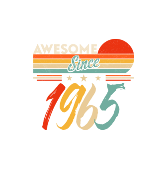 Awesome since 1965 minta homokszín pólón