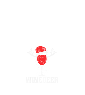 Winedeer minta fehér pólón