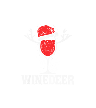 Winedeer minta fehér pólón
