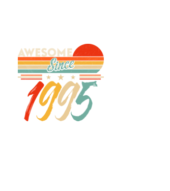 Awesome since 1983 minta fekete pólón
