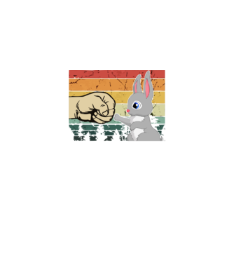 Best bunny dad ever minta fekete pólón