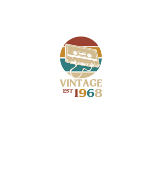 Vintage 1968 minta türkiz pólón