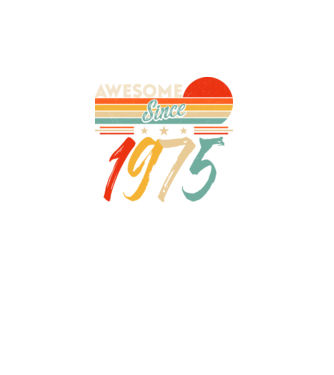 Awesome since 1973 minta türkiz pólón