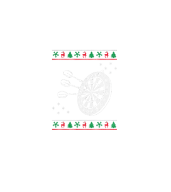 dartschristmas minta fekete pólón