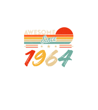 Awesome since 1964 minta fekete pólón