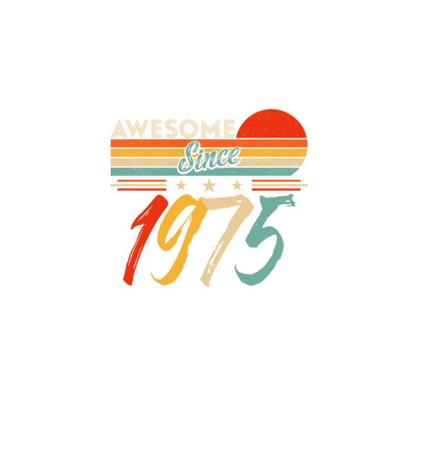 Awesome since 1973 minta fekete pólón