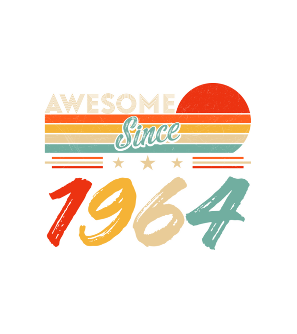 Awesome since 1964 minta fehér pólón