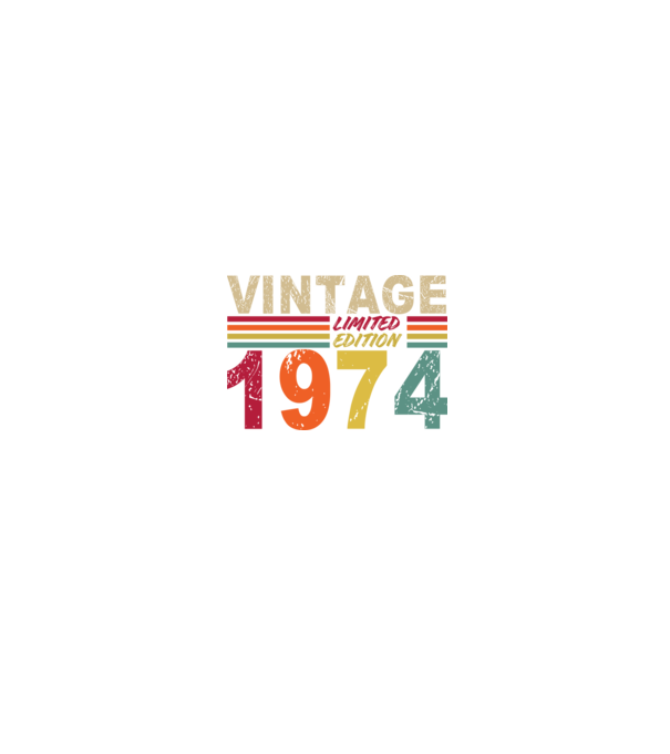 VINTAGE 1974 minta fekete pólón