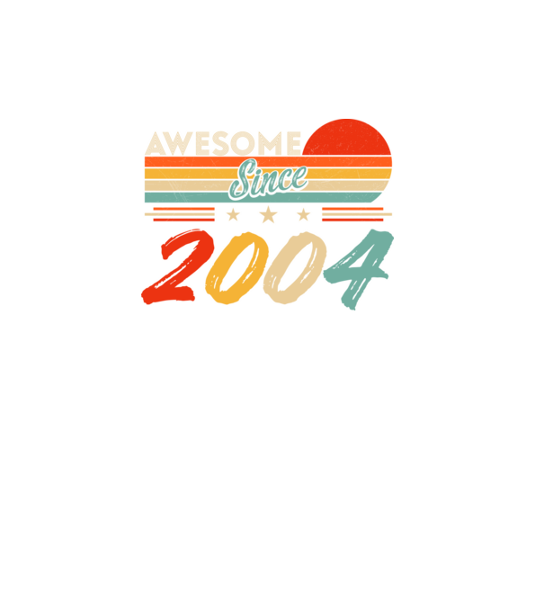 Awesome since 2004 minta türkiz pólón