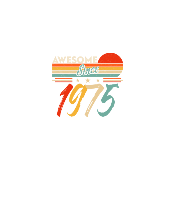 Awesome since 1973 minta fekete pólón