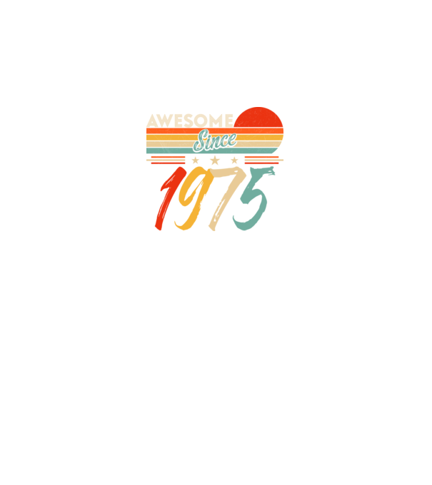 Awesome since 1973 minta királykék pólón