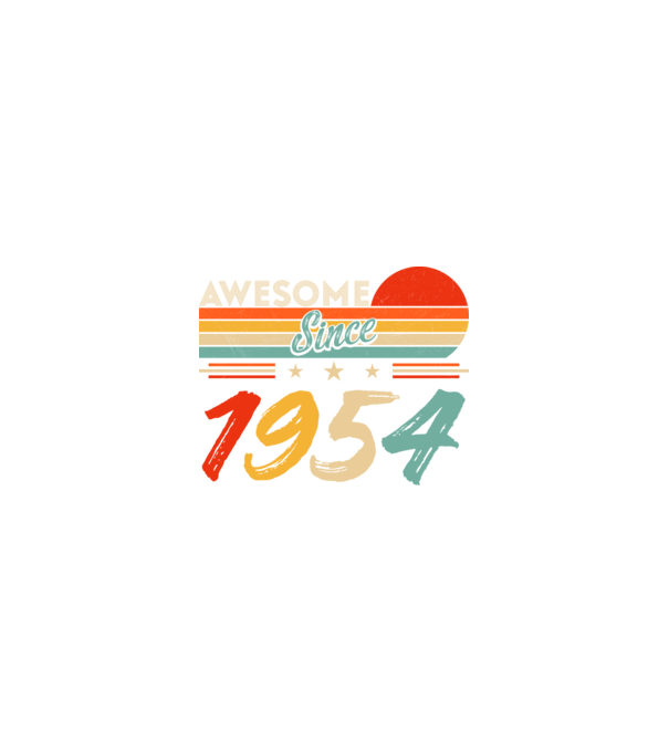 Awesome since 1954 minta homokszín pólón