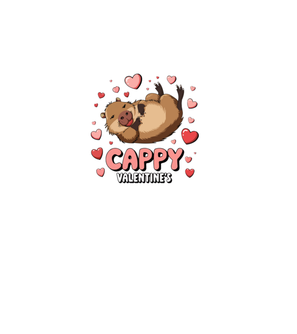 Cappy Valentine's minta fekete pólón