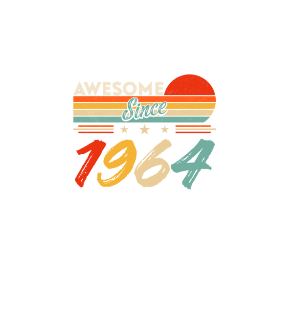 Awesome since 1964 minta sötétkék pólón